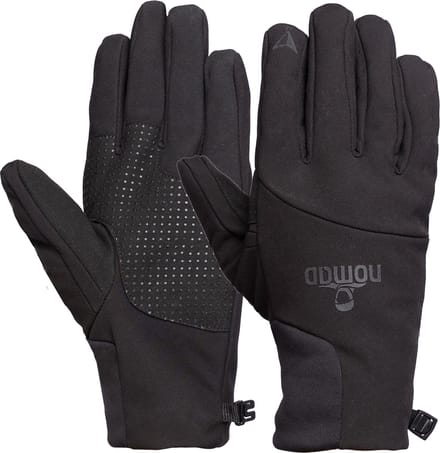 NOMAD® Softshell Premium Handschoenen M | Heren & Dames | Winter Warm en Flexibel | Anti-slipprint | Touch screen tip | Fleece Voering
