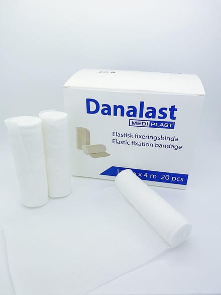 Danalast Elastisch Fixatiewindsel 12cm x 4m - Doos 20 stuks