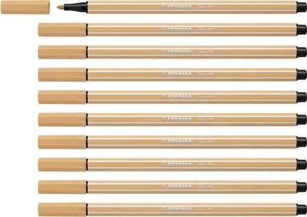 STABILO Pen 68 - Premium Viltstift - Lichtoker 1 stuks
