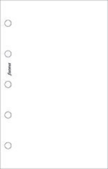 Filofax -vulling mini - wit notitiepapier