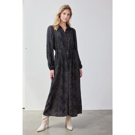 Dress Alinea Black Spectrum print