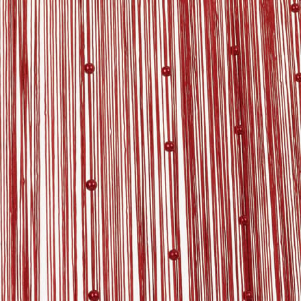 2LIF Helena Rood Draadgordijn deur - 90 x 200 cm
