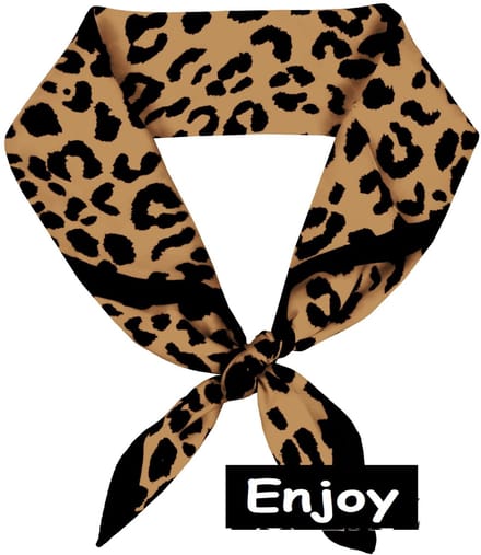 luipaardprint sjaaltje - vierkant- hals/ haar sjaaltje- trendy- Bandana- Moederdag