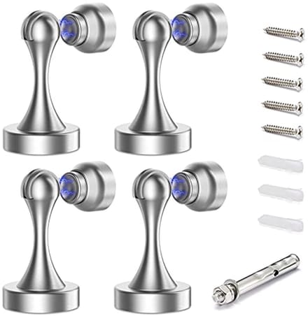 Magnetische Roestvrijstalen Deurstopper - Zware Deurhouder voor Wandmontage