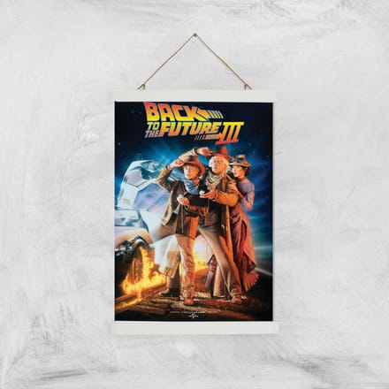 Back To The Future Part 3 Giclee Art Print - A3 - White Hanger