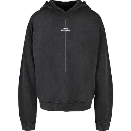 Hoodie Merchcode Think Different Acid Washed