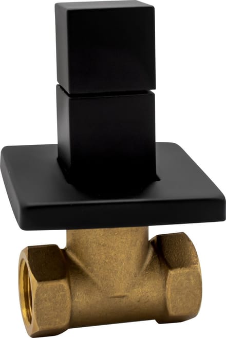 ALONI Quadro inbouw hoekstopkraan 1/2 x 1/2 – mat zwart