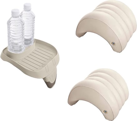 Intex Set 2 Intex Spa Hoofdsteun 1 Intex Purespa Bekerhouder
