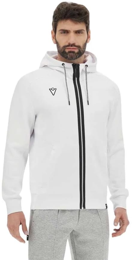 Macron Rhodos Sweatshirt Met Rits Wit S Man