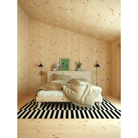 Karup Bed retraite - 101 clear lacquered - 180 x 200 cm