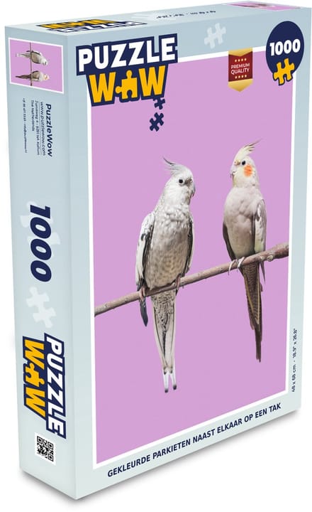 Puzzel Parkiet - Tak - Roze - Legpuzzel - Puzzel 1000 stukjes volwassenen