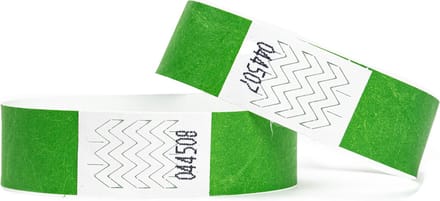 1000 Polsbandjes, Tyvek Groen