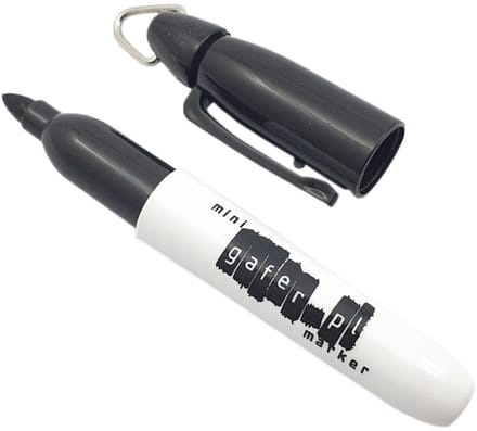 Gafer.pl Mini Permanent Marker - Zwart