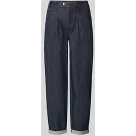 Regular fit barrel jeans van katoenmix model 'Studio Pants'
