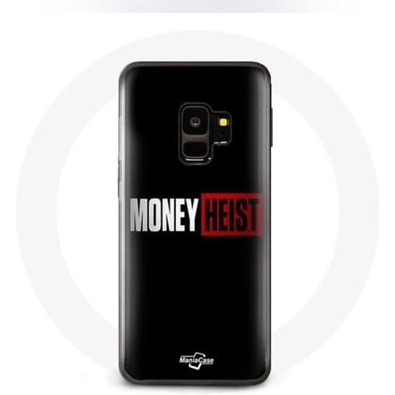 Coque - La casa de papel - Samsung Galaxy S9 - Souple - Noir - Money Heist logo