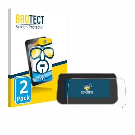 BROTECT - Screenprotector voor Mazda CX-5 2020 - Folie Beschermfolie transparant 2 Stuks