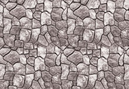 Fotobehang Stone Wall | XL - 208cm x 146cm | 130g/m2 Vlies