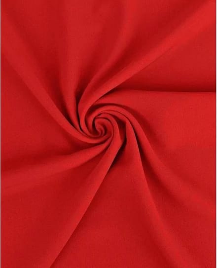Texturé stof uni - Rood 15 - 1 meter