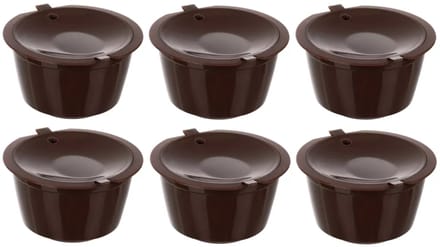 Ruhhy Dolce Gusto Compatibele Koffiecapsules - 6-Pack Herbruikbaar!