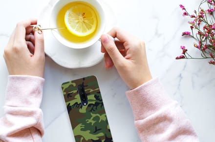 OnePlus 7 Pro TPU bumper Army Dark