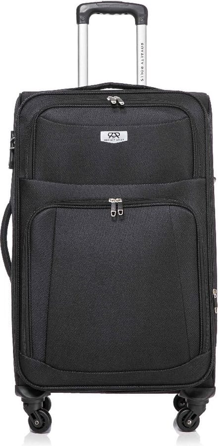 Dubai Abudabi Grote Koffer - 76 cm - 95/103 liter - Expandable - Zwart