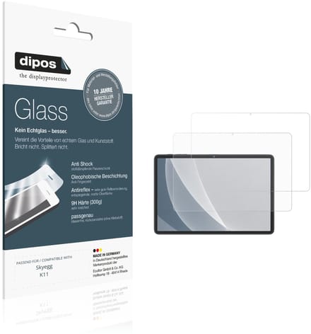 dipos – 2x Matte Pantserfolie geschikt voor Skyegg K11 | 9H Screenprotector