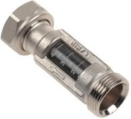 Flowmeter 3/4 euroconus messing T.B.V verdeler