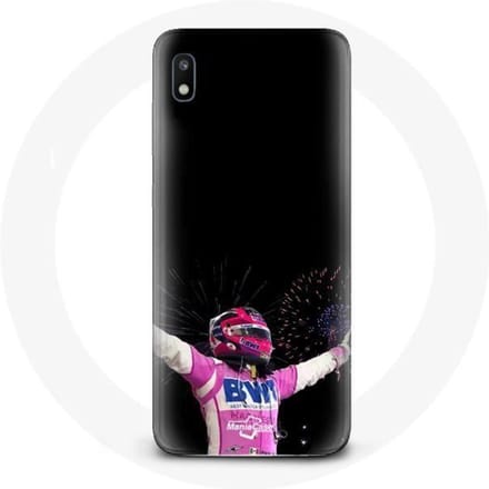 Coque pour Samsung Galaxy A10 Formule 1 Sergio Pérez Mendoza gagné la course