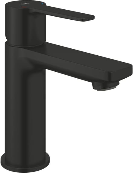 GROHE Lineare New XS-Size Wastafelmengkraan – Push-Open Waste – EcoJoy – FastFixation Plus – Matte Black