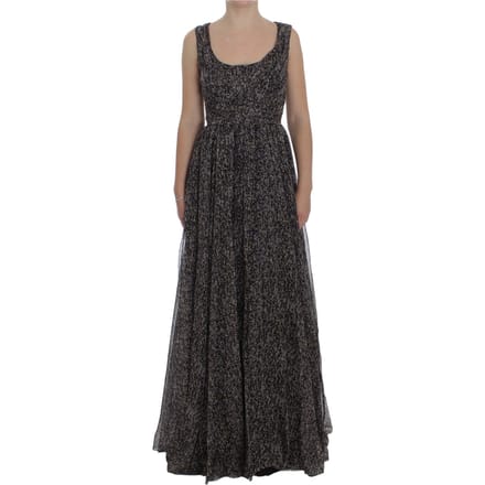 Dolce Gabbana Maxi-jurk Mouwloos Bloemenprint