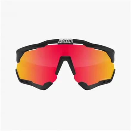Scicon - Fietsbril - Aeroshade - Zwart Gloss - Multimirror Lens Rood