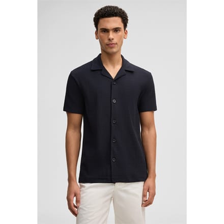 Jerseyoverhemd Filip, navy