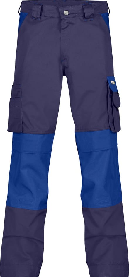 Tweekleurige werkbroek met kniezakken