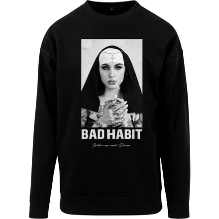 Mister Tee - Bad Habit Sweater/trui - S - Zwart