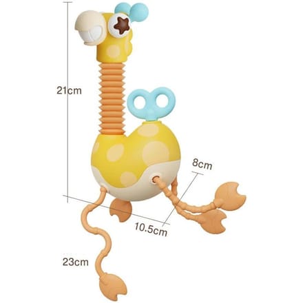 Girafe Cordon bébé Lala exercice bébé doigt motricité fine jouets 0-1 ans beige