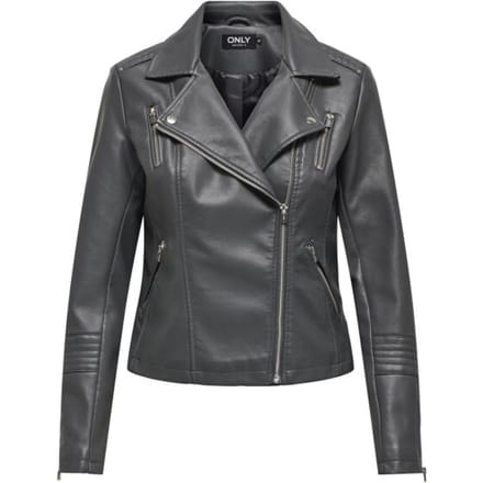 ONLY - ONLGEMMA FAUX LEATHER BIKER OTW NOOS - Dames - Gewatteerde jassen