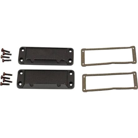 Hammond Electronics End plate Aluminium Zwart (l x b x h) 16 x 87 x 31 mm 2 stuk(s)