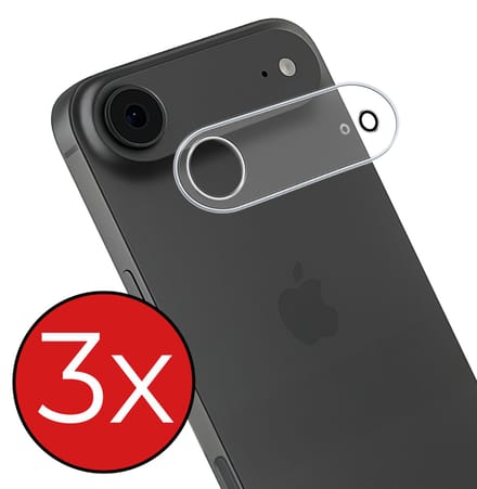 Camera Lens Protector - 3 Stuks - Geschikt voor Apple iPhone Air - Camera Screenprotector - Gehard Glas - Beschermglas - Tempered Glass - Screen Protector