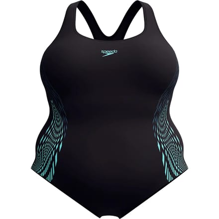 Dames zwempak uit 1 stuk Speedo End+ Place Medalist