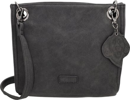 Beagles La Rambla Crossbody Schoudertas met leuke hanger - Zwart