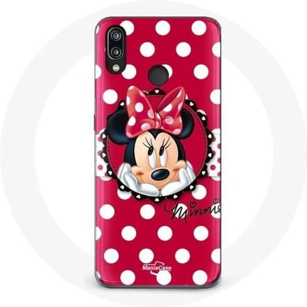 Coque - Huawei - P20 Lite - Minnie Mouse - Rouge - Souple rouge