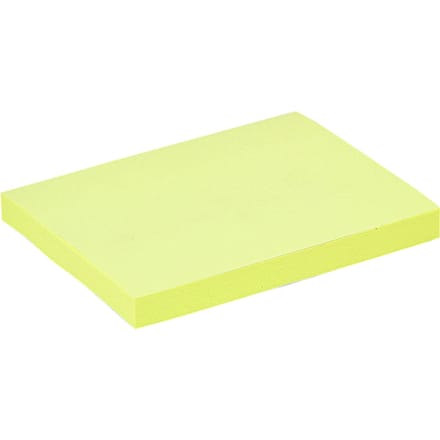 Memoblok Quantore 76x101mm geel 100 vel