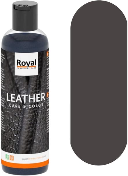 Royal Leather Care & Color - Grafiet grijs