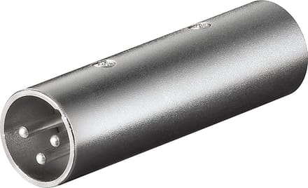 Pro XLR AV / multimedia paneel 3pin XLR m - XLR m