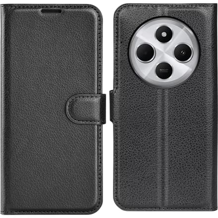 Mocaa Xiaomi Redmi 14C Slim-Fit Book Case Zwart