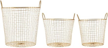 Mand - Wire - messing - set of 3 sizes - House Doctor