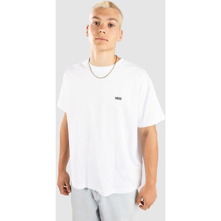 Vans Left Chest T-shirt Met Korte Mouwen Wit XS Man