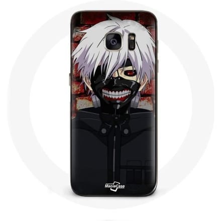 Hoesje - Samsung - Galaxy S7 Edge - Tokyo Ghoul - Flexibel - Zwart