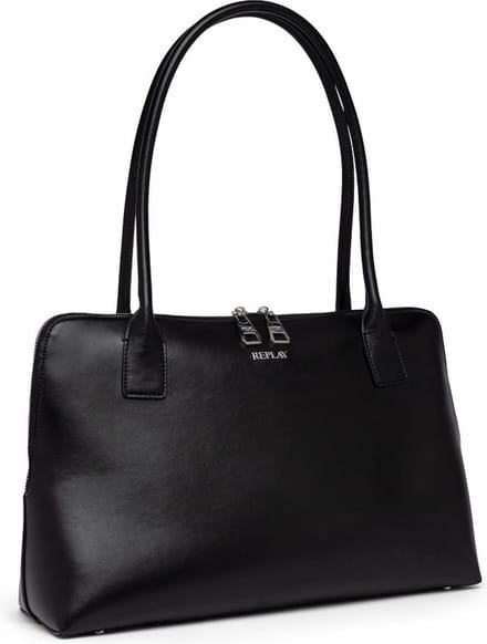 REPLAY Business tas Laptoptas Business Bag Black Zwart