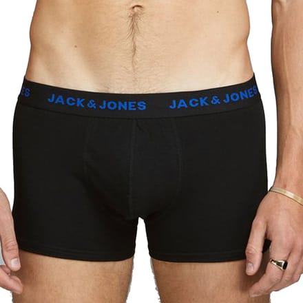 Jack & Jones zwarte heren ondergoed   Regular fit   Elastische boord   Regular waist Zwart M